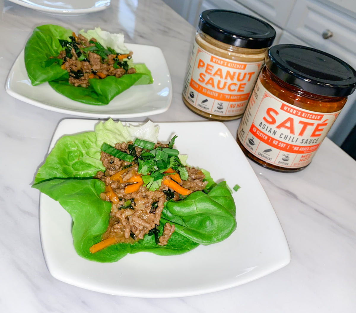 Keto Friendly Asian Ground Beef Lettuce Wraps Wynn's Kitchen