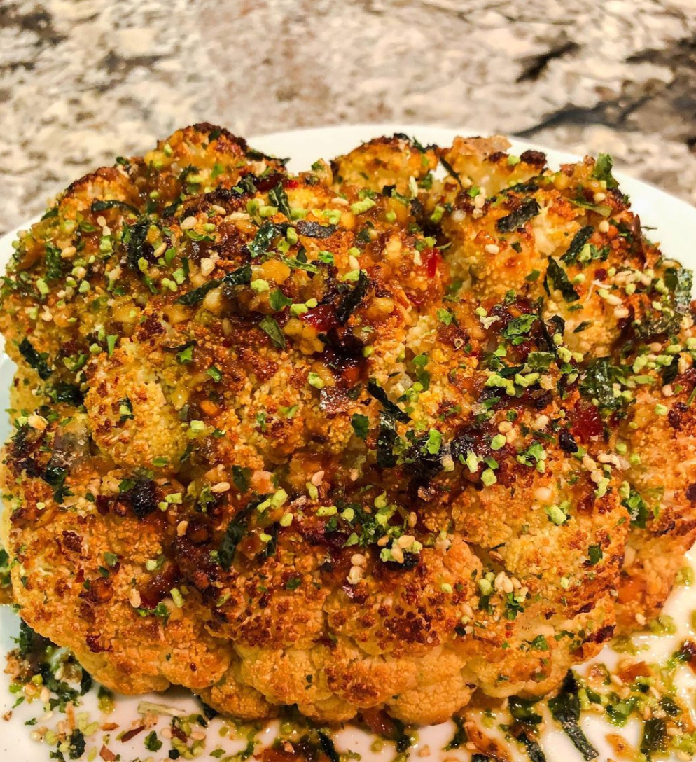 Keto Asian Roasted Cauliflower | Wynn's Kitchen