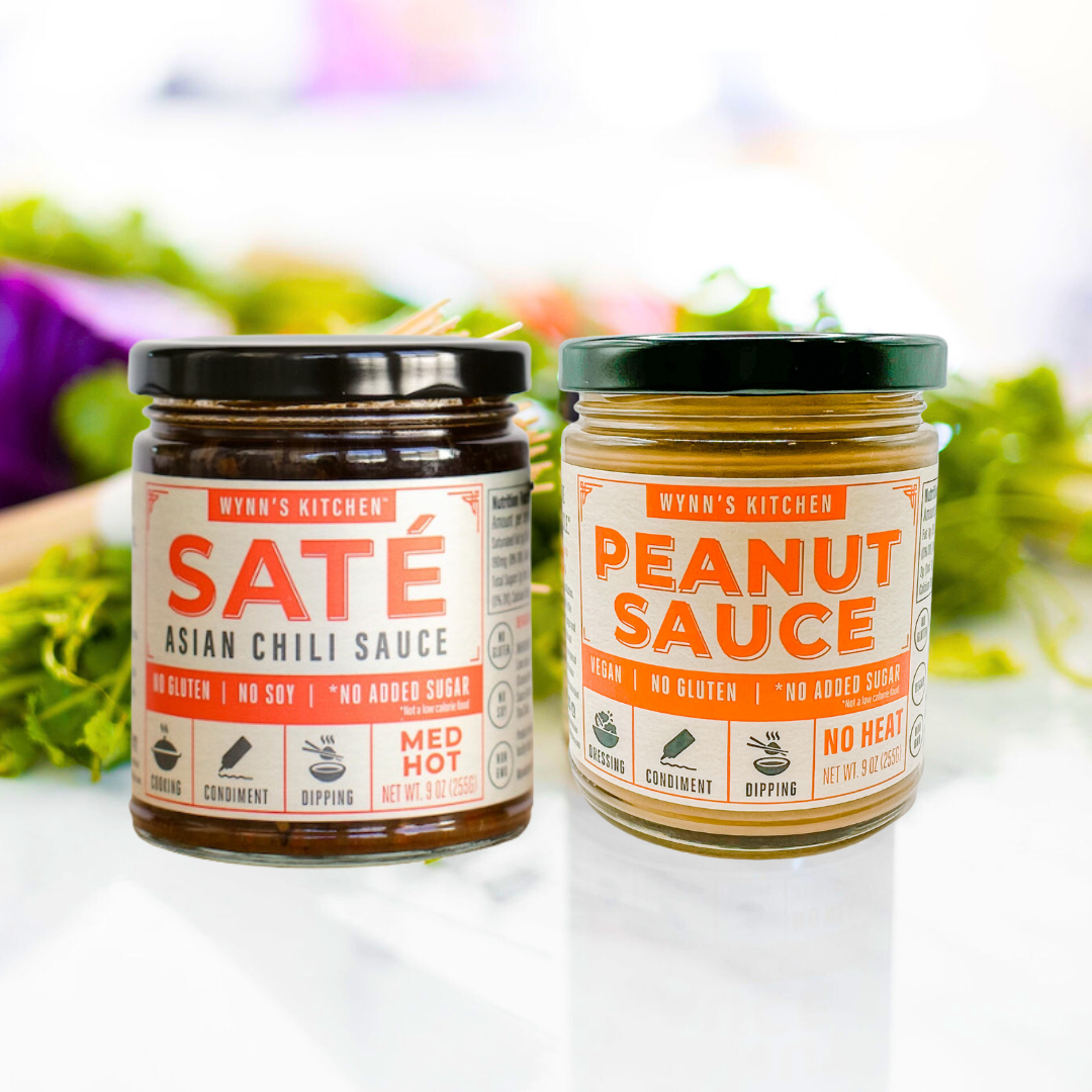 The Dynamic Duo Saté Sauce + Peanut Sauce Wynn's Kitchen