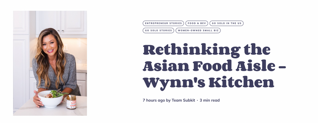wynn's kitchen, start up business, featured, subkit