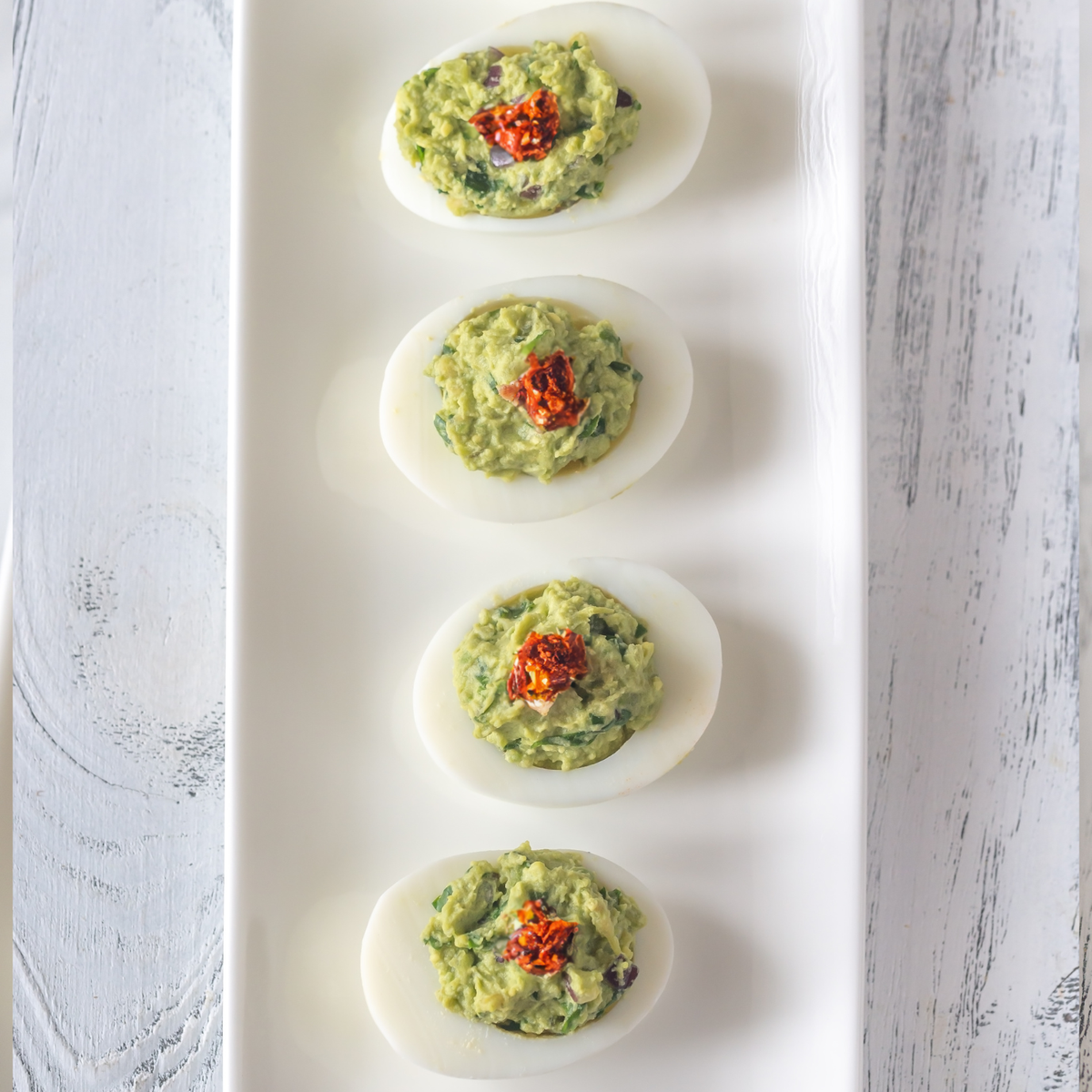 Saté Avocado Deviled Eggs | Wynn's Kitchen