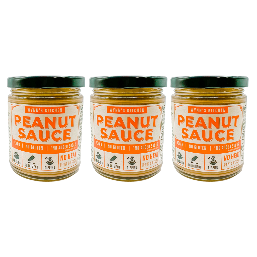 VEGAN - KETO Friendly Peanut Sauce - 3 pack